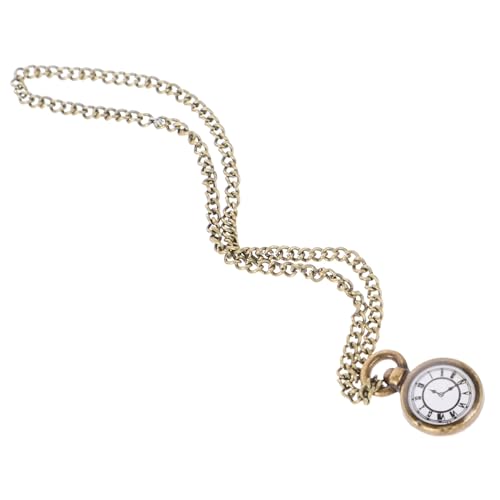 POPETPOP Miniatur Taschenuhr mit Kette Vintage Legierung Puppenhaus Zubehör Dekoratives Mini Haus Accessoire Kleine Taschenuhr für Puppenhaus Möbel Sammler POPETPOP Miniatur Taschenuhr mit Kette Vintage Legierung Puppenhaus Zubehör Dekoratives Mini Haus Accessoire Kleine Taschenuhr für Puppenhaus Möbel Sammler von POPETPOP