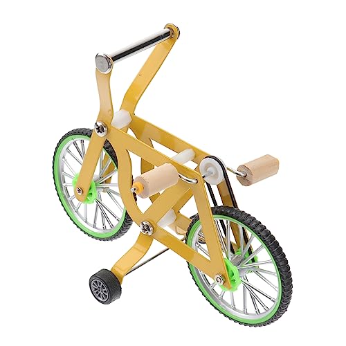 POPETPOP Papagei Fahrrad Papageien-intelligenzspielzeug Wellensittiche Vogeltrainingsspielzeug Conure Käfig Spielset Spielzeugfahrrad Für Sittiche Gelber Vogel Der Vogel Plastik Lieferungen von POPETPOP