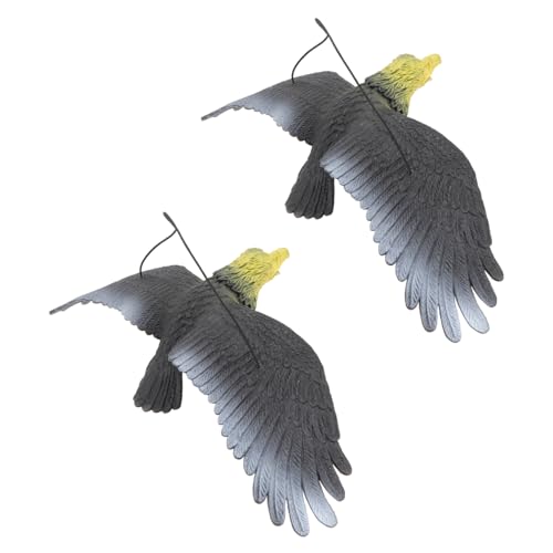 POPETPOP Simulation Adler Modell Vogelabwehr Deko Chic Anhänger Realistische Vogelscheuche Für Garten Und Balkon Effektive Vogelabwehr Mit Stilvollem Design von POPETPOP