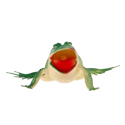 POPETPOP Simulation Froschspielzeug Desktop-Froschfiguren Frösche Figuren Frösche Requisiten Aquarium-Frösche-Modell Frösche Wissenschafts- und Bildungsspielzeug PVC Green von POPETPOP