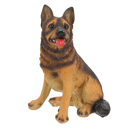 POPETPOP Simulierte Wolfshund Ornamente Rottweiler Gefälschter Hund Tiermodell Ornamente Hundestatuen Hundeskulptur Simulation Hundemodell Simulation Tiermodell Gefälschtes von POPETPOP