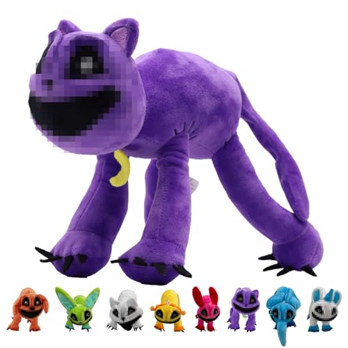 21cm/9inch Smiling Critters Plüschtier, 2024 Neues CatNap Plüsch, 120g Catnap Plush Critters Kuscheltier für Kinder Jungen Mädchen Spieler Fans Geburtstag Geschenk Halloween Weihnachten Gifts von POPOYU