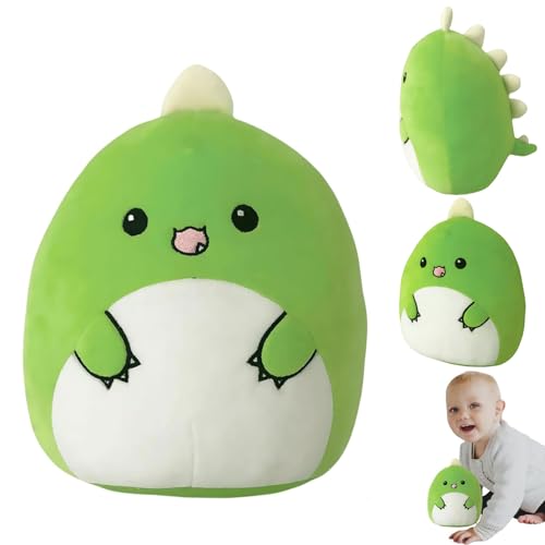 Dinosaurier Plüschkissen Neue kreative Dinosaurier niedlich Kawaii Kissen Puppe Rosa Dinosaurier Dekoratives Kissen für Kinder Jungen Mädchen Geburtstagsgeschenke weiches Bett/Sofa Dekorationen von POPOYU