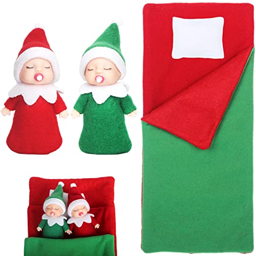 POPOYU Weihnachtselfen Figuren Mini Elfen, Christmas Elf Puppe Weihnachtselfen Weihnachten Kleine Geschenke Puppe Spielzeug für Mädchen Jungen Geschenk,Little Elf Puppe Spielzeug für Jungen Mädchen von POPOYU