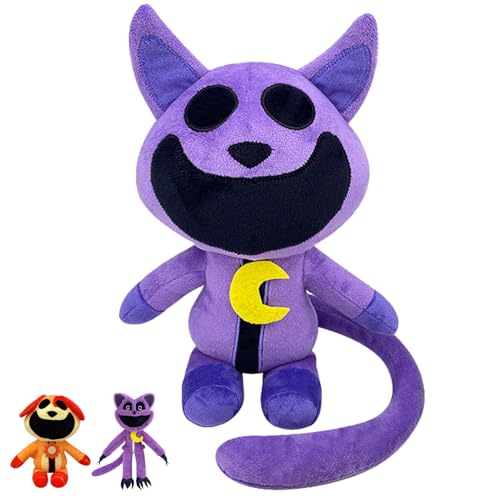 POPOYU 30cm/12inch Smiling Critters Plüschtier, 2024 Neues CatNap Plüsch, 130g Catnap Plush Critters Kuscheltier für Kinder Jungen Mädchen Spieler Fans Geburtstag Geschenk Halloween Weihnachten Gifts von POPOYU