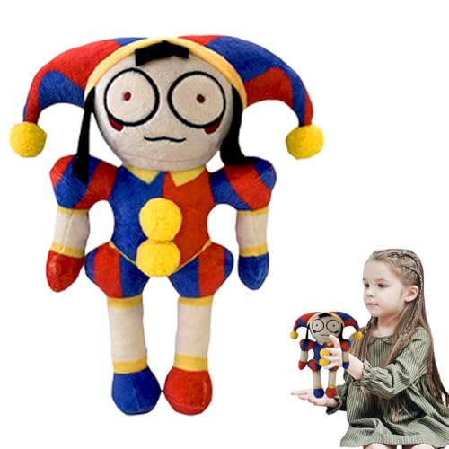 POPOYU Digital Circus Plush,30cm Digital Circus Figuren Pomni Jax Plüsch,Zirkusclown Plüschtier The Amazing Digital Circus Plüschpuppe,Weihnachts-oder Geburtstagsgeschenke für Jungen Mädchen von POPOYU