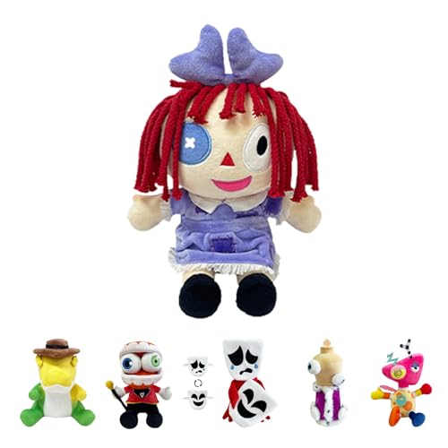 POPOYU The Amazing Digital Circus Plüsch,Ragatha Jax Jungle Digital Circus Figuren,Digital Circus Plüsch,Digital Circus Plush Toys für Jungen und Mädchen TV-Fans Kinder Weihnachts Geburtstagsgeschenke von POPOYU