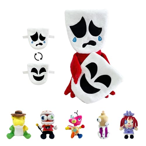 POPOYU The Amazing Digital Circus Plüsch,Pomni Jax Gangle Digital Circus Figuren,Digital Circus Plüsch,Digital Circus Plush Toys für Jungen und Mädchen TV-Fans Kinder Weihnachts Geburtstagsgeschenke von POPOYU