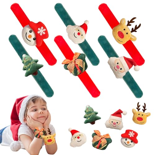 POPOYU Kurzer Weihnachtsklöppelriemen, Weihnachtsklöppelriemen, Weihnachtsarmband, Weihnachtsklöppelriemen, Kinderspielzeug, Mädchenspielzeug, Weihnachtsfeier Taschenfüller von POPOYU