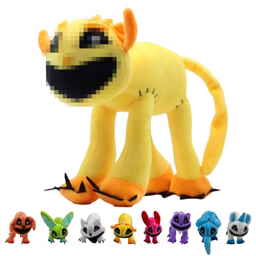 21cm/9inch Smiling Critters Plüschtier, 2024 Neues KickinChicken Plüsch, 120g Plush Critters Kuscheltier für Kinder Jungen Mädchen Spieler Fans Geburtstag Geschenk Halloween Weihnachten Gifts von POPOYU