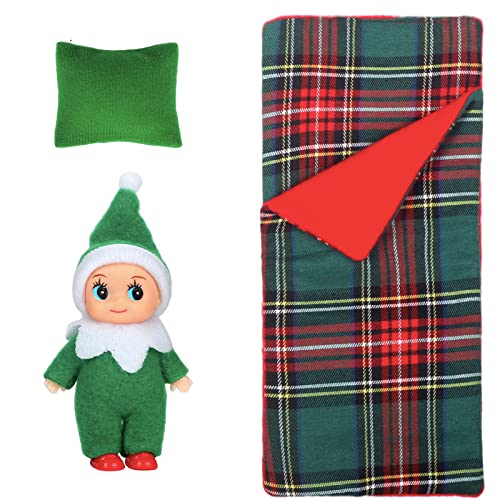 POPOYU Weihnachtselfen Figuren Mini Elfen, Christmas Elf Puppe Weihnachtselfen Weihnachten Kleine Geschenke Puppe Spielzeug für Mädchen Jungen Geschenk,Little Elf Puppe Spielzeug für Jungen Mädchen von POPOYU