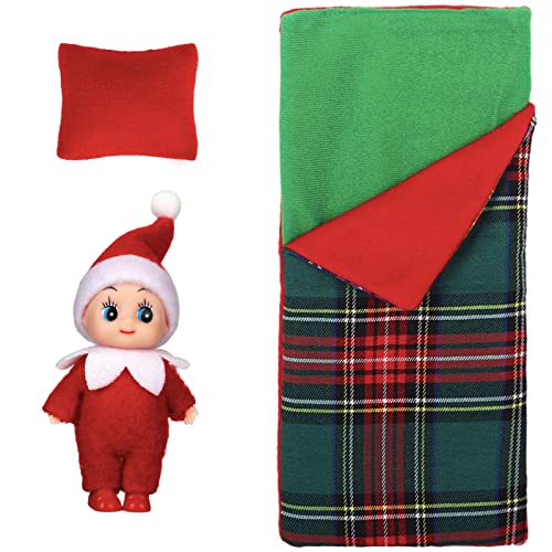 POPOYU Weihnachtselfen Figuren Mini Elfen, Christmas Elf Puppe Weihnachtselfen Weihnachten Kleine Geschenke Puppe Spielzeug für Mädchen Jungen Geschenk,Little Elf Puppe Spielzeug für Jungen Mädchen von POPOYU