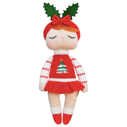 Plüschfigur Xmas Kuschelpuppe Squishmallows Weihnachten Plüsch Weihnachtsmann Plüschtiere Stofftiere Kawaii Puppe 38cm,Kuscheltier Weihnachten Plüschkissen Spielzeug für Kinder Mädchen Jungen von POPOYU