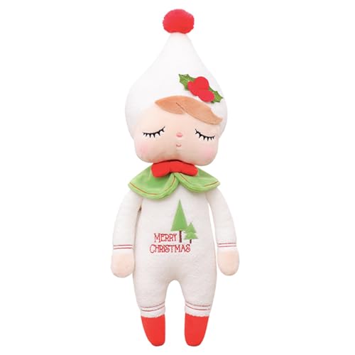 Plüschfigur Xmas Kuschelpuppe Squishmallows Weihnachten Plüsch Weihnachtsmann Plüschtiere Stofftiere Kawaii Puppe 38cm,Kuscheltier Weihnachten Plüschkissen Spielzeug für Kinder Mädchen Jungen von POPOYU