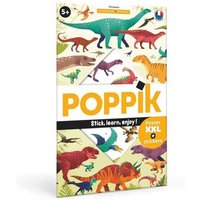 POPPIK 1841059 Sticker Lernposter Dinosaurier von POPPIK