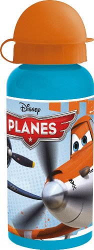 POS 21490 - Planes Trinkflasche, Aluminium, ca. 400 ml von p:os