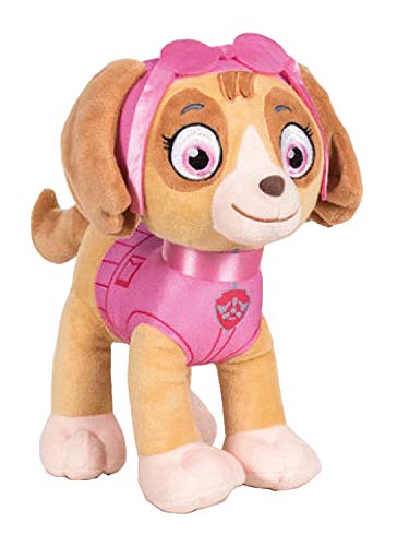 P:os 31824 PAW Patrol - Plüschfigur Skye, Weichpuppe ca. 19 cm groß, schon für Kleinkinder geeignet, wunderbar weich, Puppe zum Kuscheln und Liebhaben, ideal als Geschenk von p:os