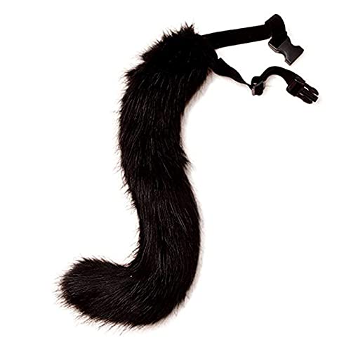 PPFINE Kunstpelz Wolf Fuchs Kostüm Schwanz Erwachsene Kinder Cosplay Halloween Weihnachtsfeier PPFINE Kunstpelz Wolf Fuchs Kostüm Schwanz Erwachsene Kinder Cosplay Halloween Weihnachtsfeier von PPFINE