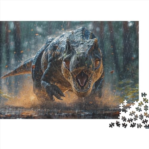 Dinosaurier Puzzle 1000 Teile Erwachsene Geburtstag Geschicklichkeitsspiel Für Die Ganze Familie Lernspiel Wohnkultur Stress Relief 1000pcs (75x50cm) von PPSOAP