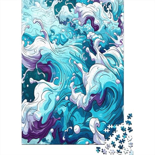 Ozean Wave Puzzlespiel 1000 Teile Puzzle Für Erwachsene Und Kinder Ab 14 Jahren, Puzzle Erwachsenen Puzzlespi Puzzel 1000pcs (75x50cm) von PPSOAP