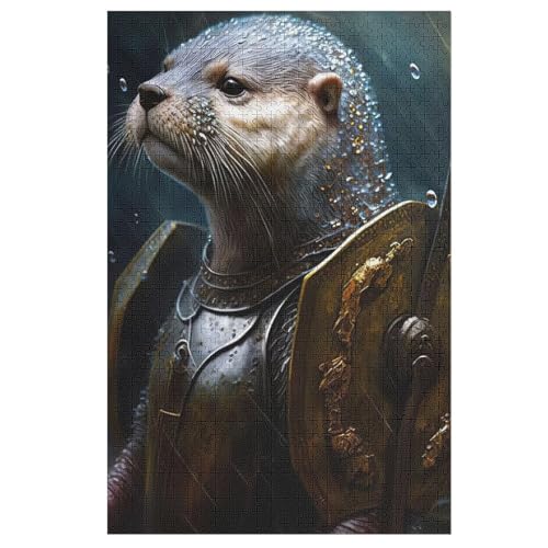 1000 Teile Puzzle Für Jugendliche,Pirat Otter Puzzles,Erwachsenenpuzzle,Holzpuzzles,Dekompressionsspiel,Spielzeugpuzzles （78×53cm） von PPZYY