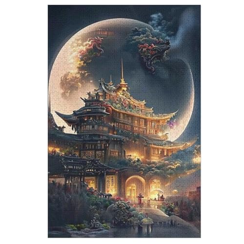 1000 Teile Puzzle Für Jungen Und Mädchen, Standard-Puzzles, Japan-Stil -Puzzles, Familienspiele, （78×53cm） von PPZYY