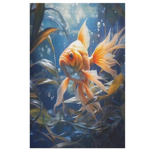 Fisch Puzzle Für Erwachsene,1000-teiliges Puzzle,Puzzle Für Erwachsene Und Kinder,Holzpuzzle,Lernspielzeug, （78×53cm） von PPZYY