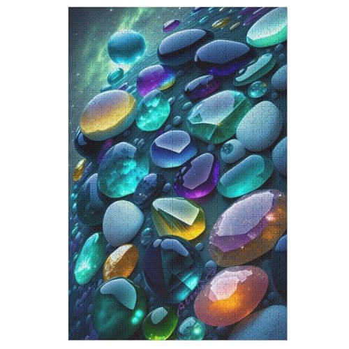 Stone Strand Puzzles 1000 Teile Erwachsener Kniffel Spaß Für Die Ganze Familie - 1000 Puzzleteilige Motive, Holzpuzzle Kinder Erwachsene, Impossible Puzzle Schwer （78×53cm） von PPZYY