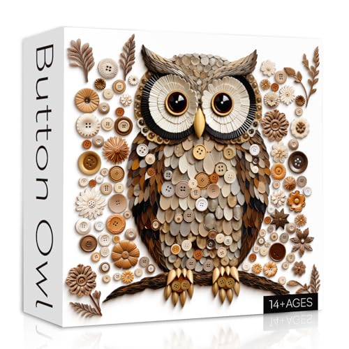 Button Owl Puzzles 1000 PCS von PPuzzling