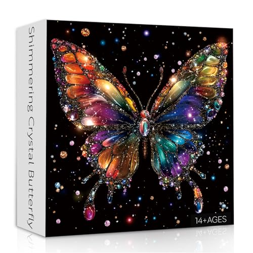 Kristall-Schmetterling-Puzzle, 1000 Stück von PPuzzling