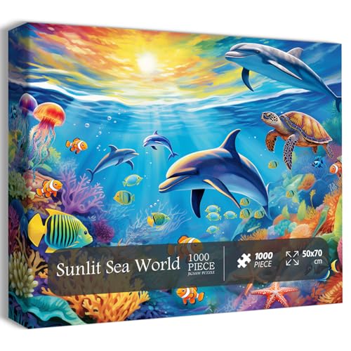 Sunlit Sea World Puzzles, 1000 Teile von PPuzzling