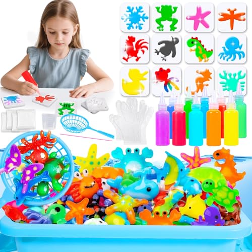 PQETBV Magische Wasser Elf Kit, Sensorische Wassergel-Perlen-Spielzeug, Aqua Fairy Toy Set für Jungen und Mädchen, Lernspielzeug für Kinder 3+ Mädchen Weihnachten Geschenk PQETBV Magische Wasser Elf Kit, Sensorische Wassergel-Perlen-Spielzeug, Aqua Fairy Toy Set für Jungen und Mädchen, Lernspielzeug für Kinder 3+ Mädchen Weihnachten Geschenk von PQETBV