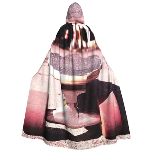 PQruop Skateboard-Druck, Halloween-Kapuzenumhang, Hexenumhang, geeignet für Maskerade, Weihnachtsfeier, Cosplay-Kostüm PQruop Skateboard-Druck, Halloween-Kapuzenumhang, Hexenumhang, geeignet für Maskerade, Weihnachtsfeier, Cosplay-Kostüm von PQruop
