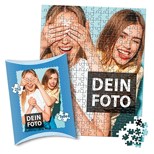 Hochformat Foto-Puzzle 24-1000 Teile in inkl. hochwertiger Verpackung - mit eigenem Foto Bedrucken - Puzzle selber gestalten - 252 Teile in Kartonverpackung von PR Print Royal