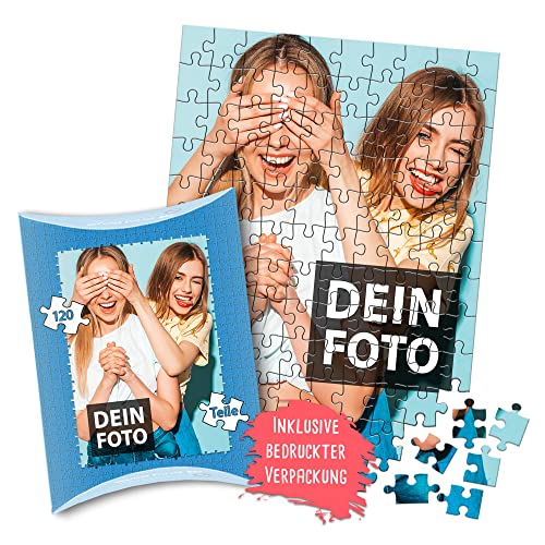 Hochformat Foto-Puzzle 24-1000 Teile in inkl. hochwertiger Verpackung - mit eigenem Foto Bedrucken - Puzzle selber gestalten - 120 Teile in Kartonverpackung von PR Print Royal