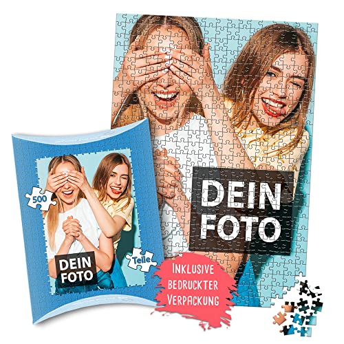 Hochformat Foto-Puzzle 24-1000 Teile in inkl. hochwertiger Verpackung - mit eigenem Foto Bedrucken - Puzzle selber gestalten - 500 Teile in Kartonverpackung von PR Print Royal