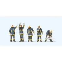 PREISER 10486 H0 Feuerwehrmänner in moderner Einsatzkleidung von PREISER