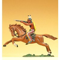 PREISER 54651 1:25 Indianer reitend, mit Gewehr von PREISER