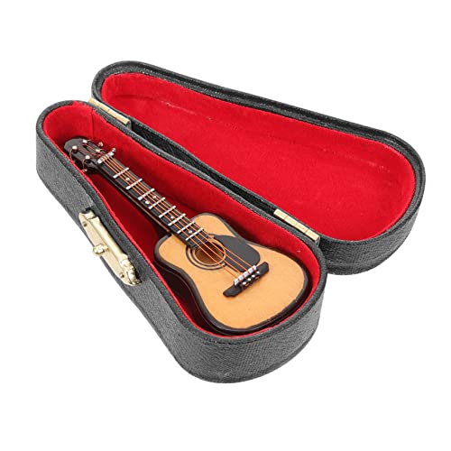 PRETYZOOM 1 Satz Gitarrenmodell Bausatz elektrische Gitarre Minigitarre für Puppe DIY Miniatur Gitarren Gitarre pädagogische Gitarre für Gitarre für Anfänger Linde von PRETYZOOM