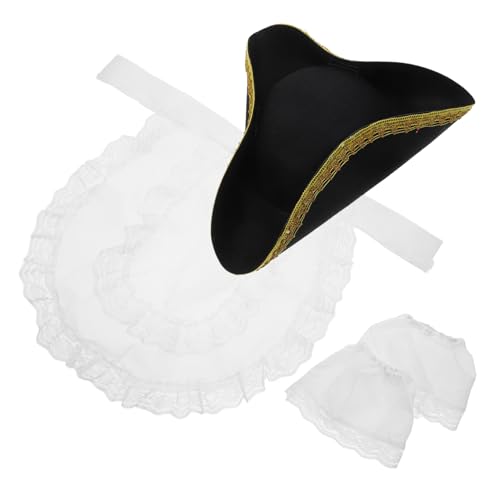 PRETYZOOM 1 Set Set Piratenkostüm Für Erwachsene Cosplay Zubehör Piratenzubehör Piratenhut Für Erwachsene Hüte Für Männer Damenhüte Und Kappen Piratenhüte Piratenhut Für Frauen von PRETYZOOM