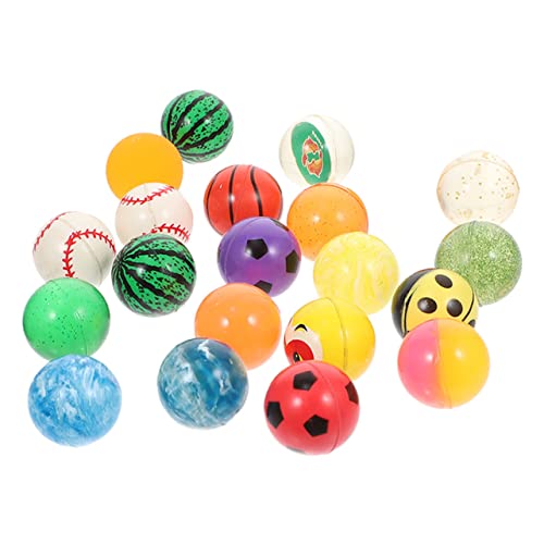 PRETYZOOM 100 STK Hüpfender Ball Spiel hüpfbälle pädagogische Springbälle springende Bälle Kinder Sportball Hüpfball gummiball Kinderspielzeug pädagogische Hüpfbälle tragbare Gummibälle von PRETYZOOM