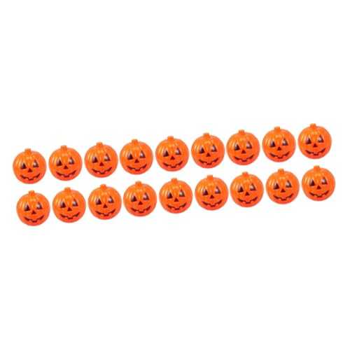 PRETYZOOM 18 Stk Kleine Halloween-kürbis-requisiten Formen Für Schokoladenlutscher Kleine Kürbisschachtel Süßigkeiten Eimer Halloween-süßigkeiten-boxen Kürbis-süßigkeitsschale Gelb Yellow von PRETYZOOM