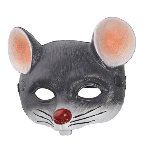 PRETYZOOM 1Stk Party-Maske halloween masken halloweenmaske tiermasken gesicht masken facecup Mäusemaske Kostüm Tier-Cosplay-Masken gesichtsmaske cospaly Maske Halloween-Maske Grey von PRETYZOOM