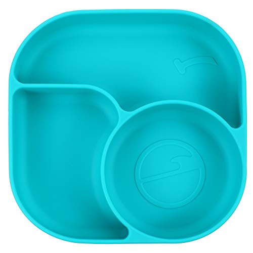 PRETYZOOM 1Stk Teller Babygeschirr geteilte Servierplatte für Babynahrung Kleinkinderschürze babybesteck tableware Fachplatte für Kleinkind Lebensmittelbehälter Kieselgel von PRETYZOOM