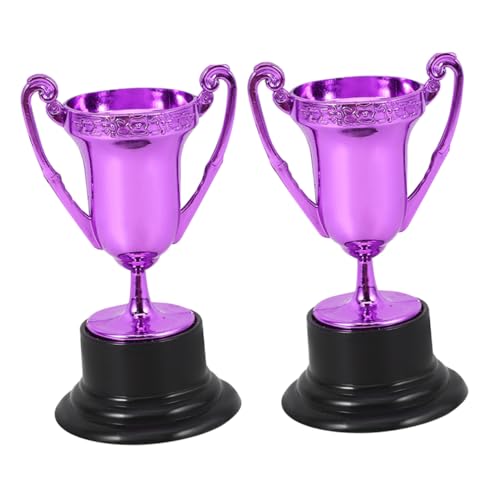 PRETYZOOM 2 Stück Trophäen Trophäen Party Medaillen Trophäen Für Kinder Mini Auszeichnungen Trophäen Fußball Trophäen Auszeichnungsbecher Mini Gold Auszeichnungen Kinder von PRETYZOOM