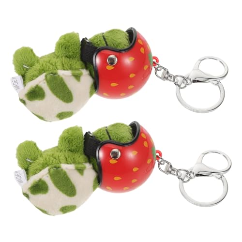 PRETYZOOM 2stücke Plüsch Schildkröte Schlüsselanhänger Weicher Stofftier-anhänger Mit Helm Für Autoschlüssel Taschen Und Rucksäcke Cartoon Anhänger Zum Aufhängen Als PRETYZOOM 2stücke Plüsch Schildkröte Schlüsselanhänger Weicher Stofftier-anhänger Mit Helm Für Autoschlüssel Taschen Und Rucksäcke Cartoon Anhänger Zum Aufhängen Als von PRETYZOOM