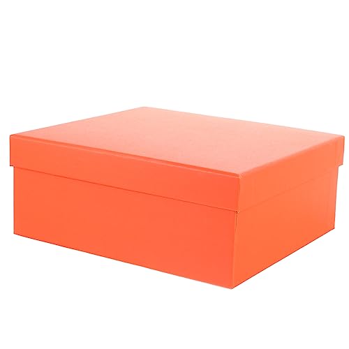 PRETYZOOM 5er-box Verpackung Kleine Geschenktüten Kleine Schachteln Zum Verpacken Von Geschenken Schachteln Zum Verpacken Von Geschenken Groß Geschenkboxen Geschenkpakete Orange Papier von PRETYZOOM