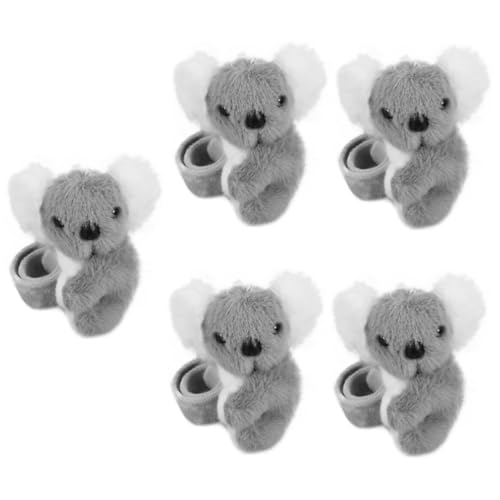 PRETYZOOM 5st Armband Koala- Partyzubehör Schnapparmbänder Als Partygeschenk Dekorative Schlagarmbänder Gastgeschenke Zum Thema Tiere Koala-stofftier Schnapparmbänder Masse Plüsch von PRETYZOOM