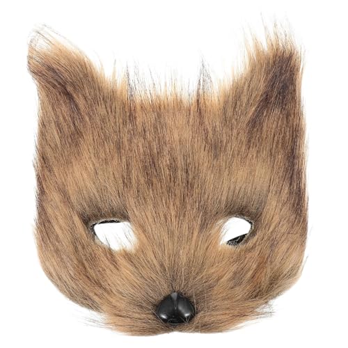 PRETYZOOM Fuchs Maske Maskerade Masken Halloween Maske Tiermaske Fuchs Tiermasken Für Erwachsene Fuchs Cosplay Maske Maskerade Maske Für Partys Fuchs Halbmasken Einzigartige Maske von PRETYZOOM