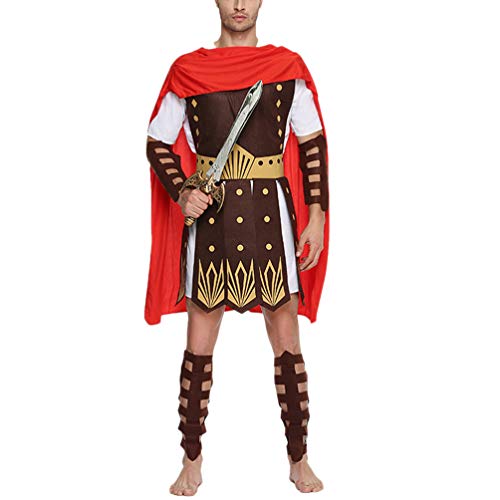 PRETYZOOM Kostüm Römische Gladiator Römische Krieger-Kostüm Kleidung für Erwachsene Halloween Kostüm Partygröße XL PRETYZOOM Kostüm Römische Gladiator Römische Krieger-Kostüm Kleidung für Erwachsene Halloween Kostüm Partygröße XL von PRETYZOOM